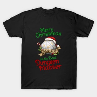 Merry Christmas to the best Dungeon Master T-Shirt